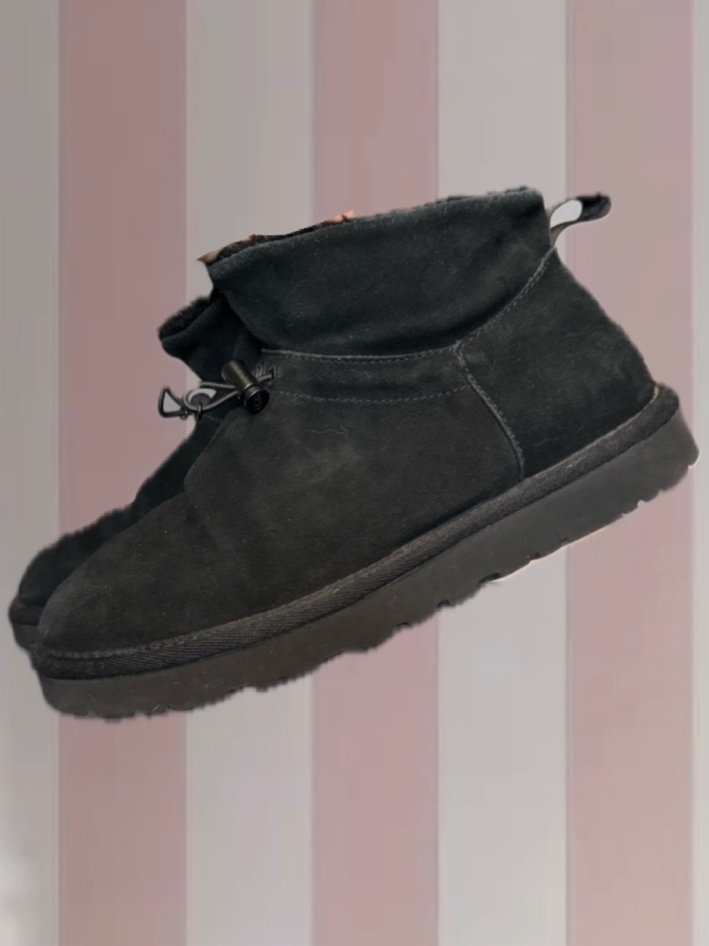 UGG “Mini Toggler” Mini Black Boots